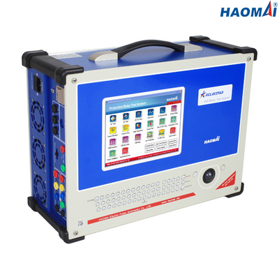 Mehrkanaldas 3 Phasen-Relais-Test-System stellte mit dem 8 Zoll-LCD-Bildschirm ein